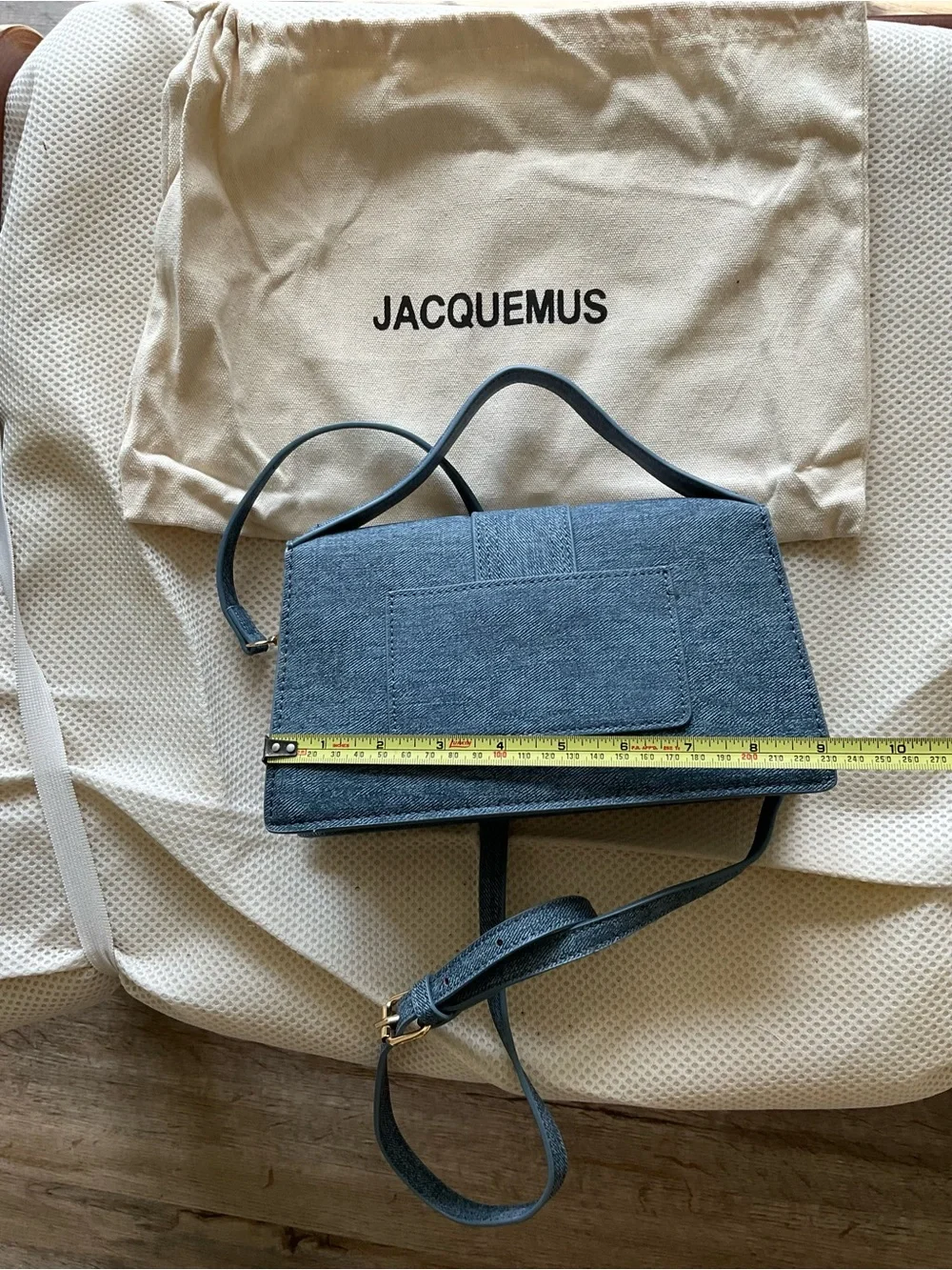 Jacquemus Denim Blue Shoulder Bag - Picture 3 of 6